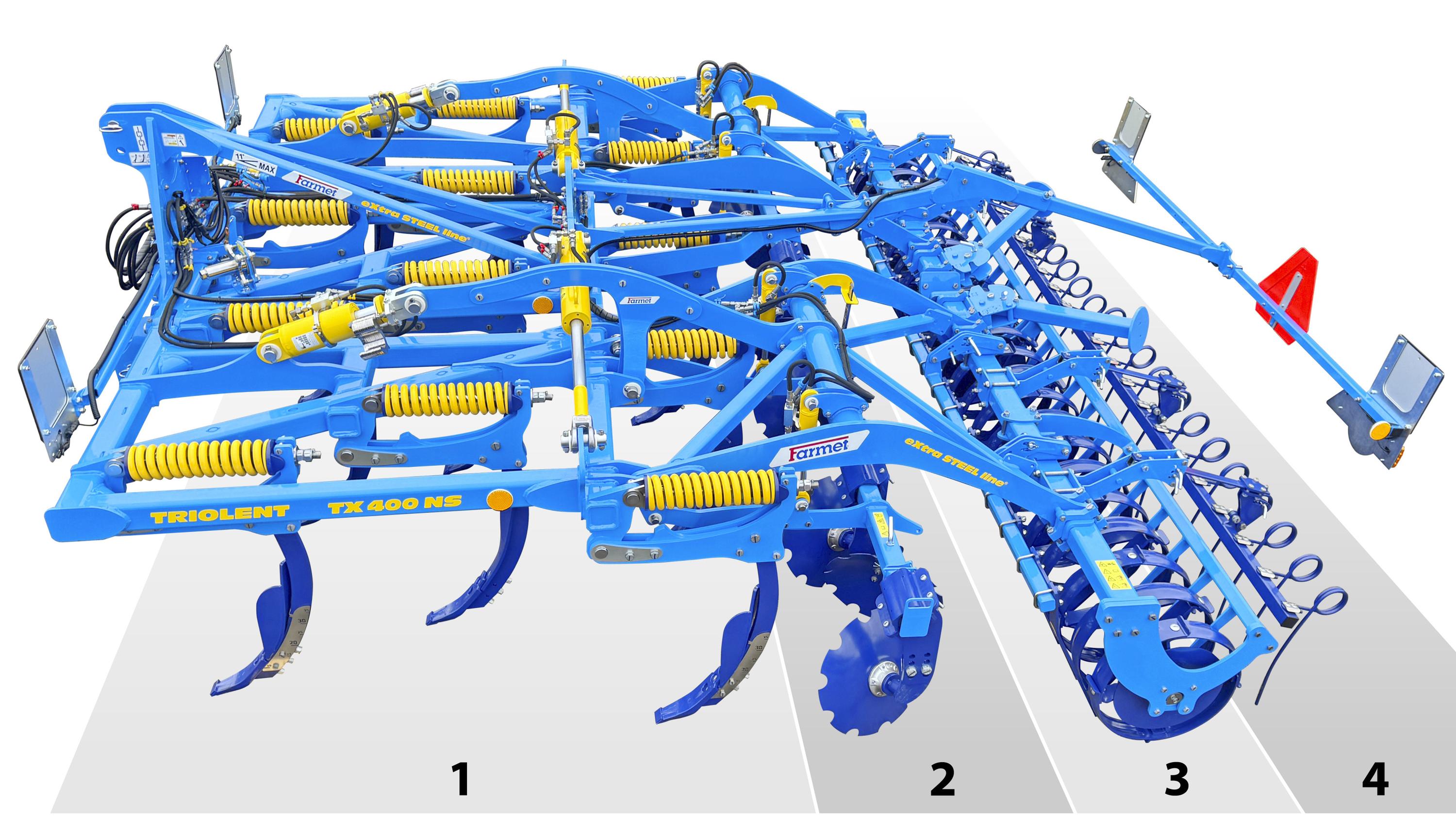 Cultivador Rastrojero Triolent 