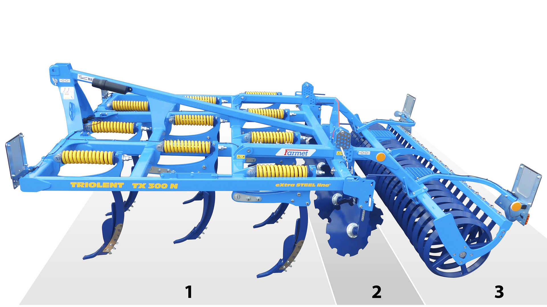 Cultivador Rastrojero Triolent 