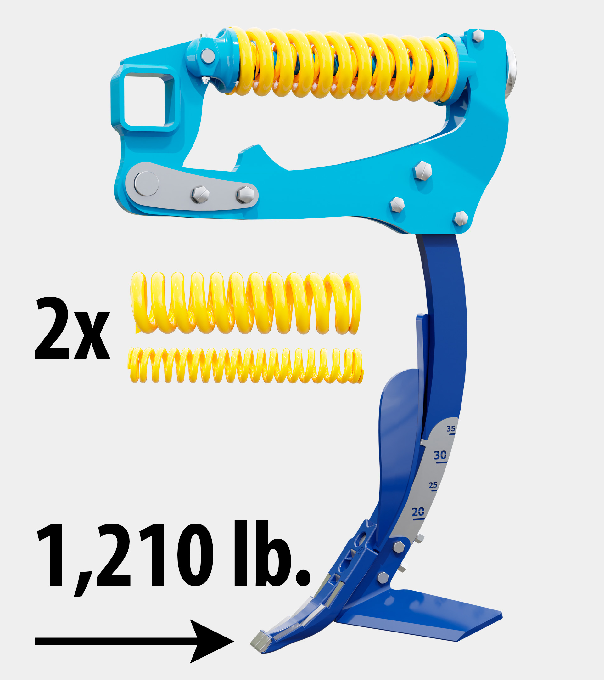Tine cultivator Duolent