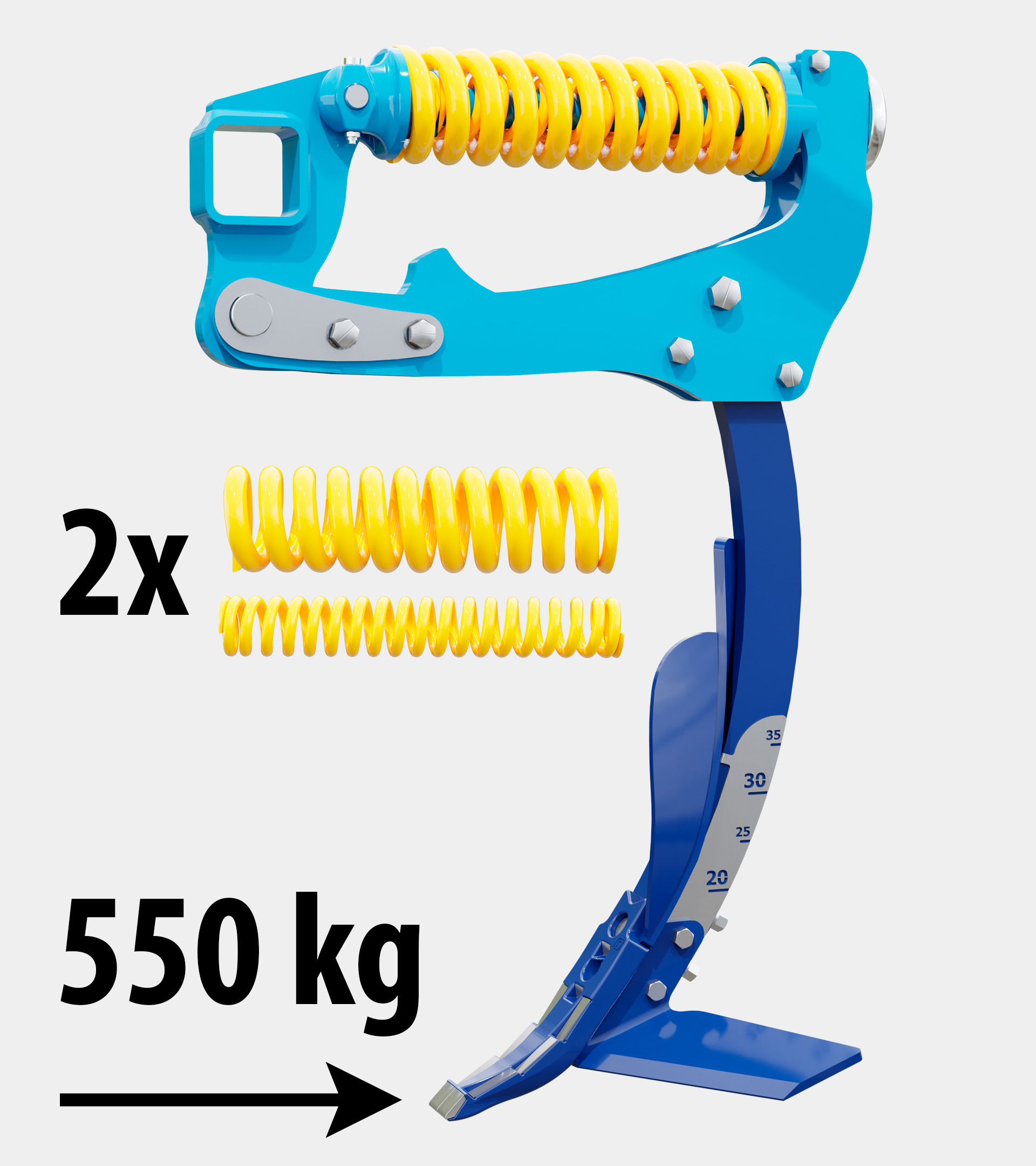 Чизельный культиватор Duolent