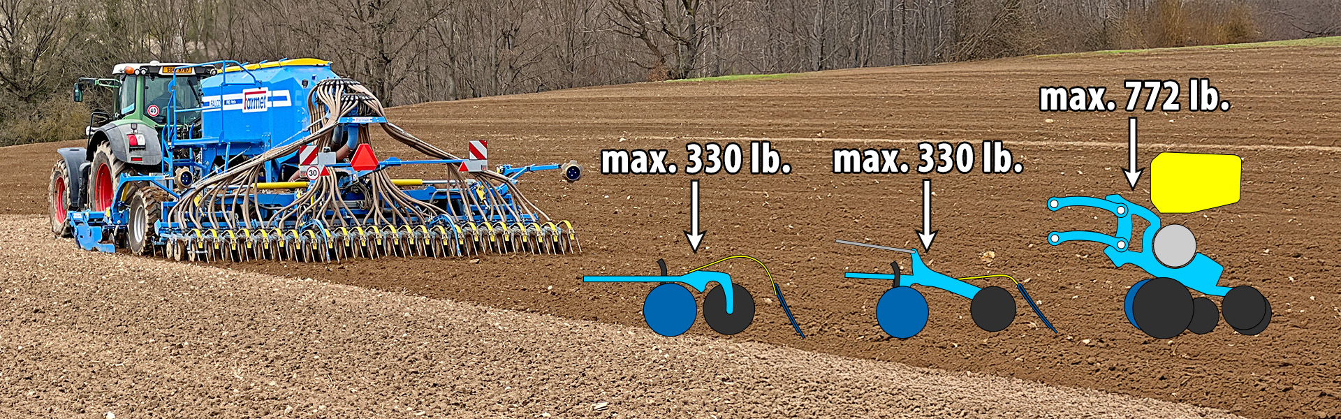 Modular seed drill Falcon PRO