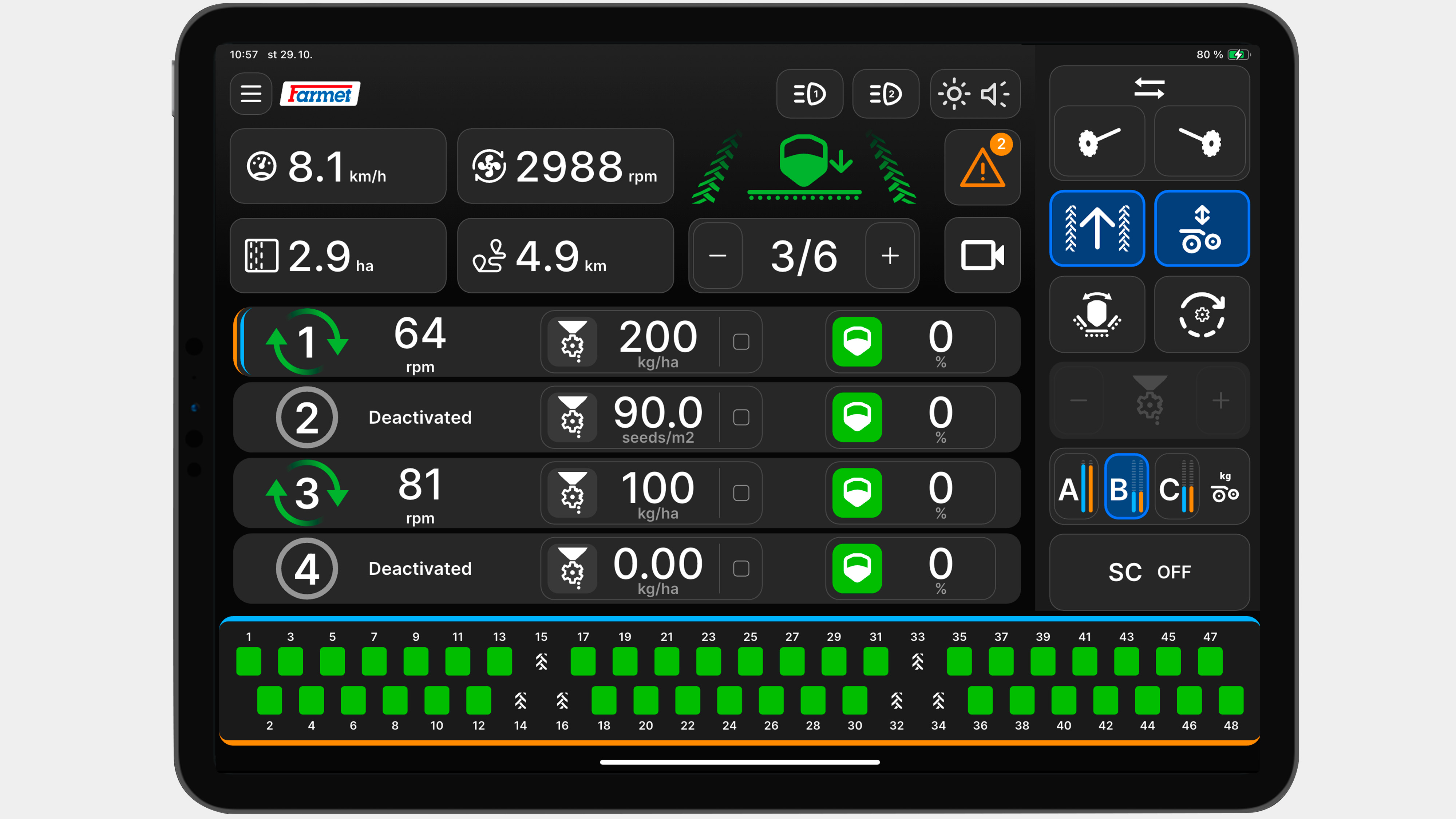 Kompaktā sējmašīna Falcon Compact