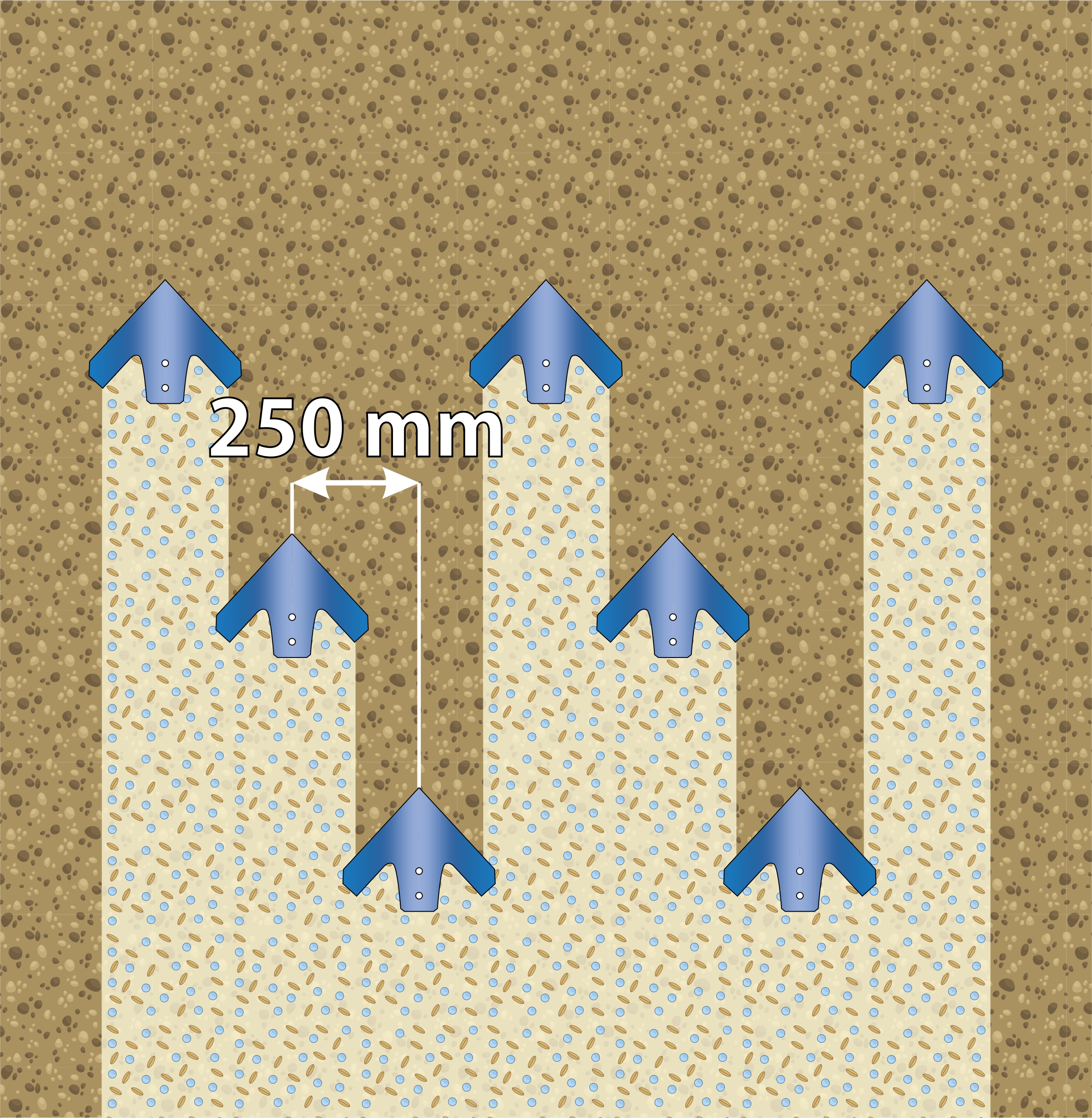 Zinkensämaschine Falcon PRO Tandem